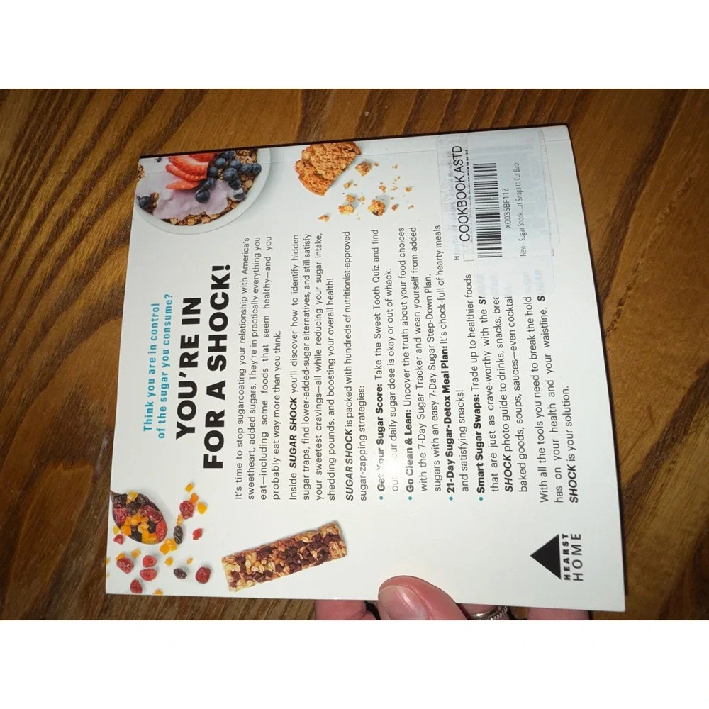 Sugar Shock Carol Prager Samantha Cassetty Hardcover 21-Day Detox Healthy Swaps